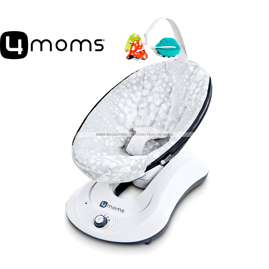 Featured Products BIG Motion, small size. The 4moms rockaRoo provides front to back gliding motion that babies love in a compact size. The smooth gliding motion of the rockaRoo soothes your baby like you do when comforting them in your nursery glider or rocking chair.
