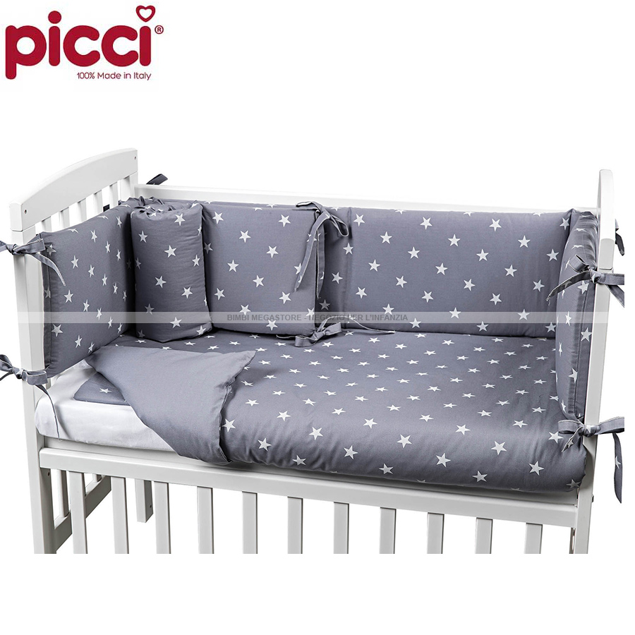 LENZUOLA CULLA LELLA STELLA BIANCO/TAUPE 