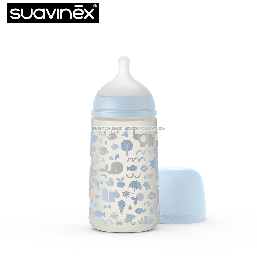 Suavinex - Memories Biberon 270 Ml. Silicone - Bimbi Megastore