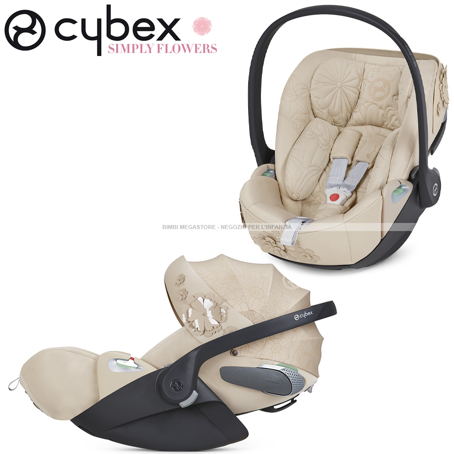 Cybex - Cloud T Seggiolino Auto Simply Flowers - Bimbi Megastore