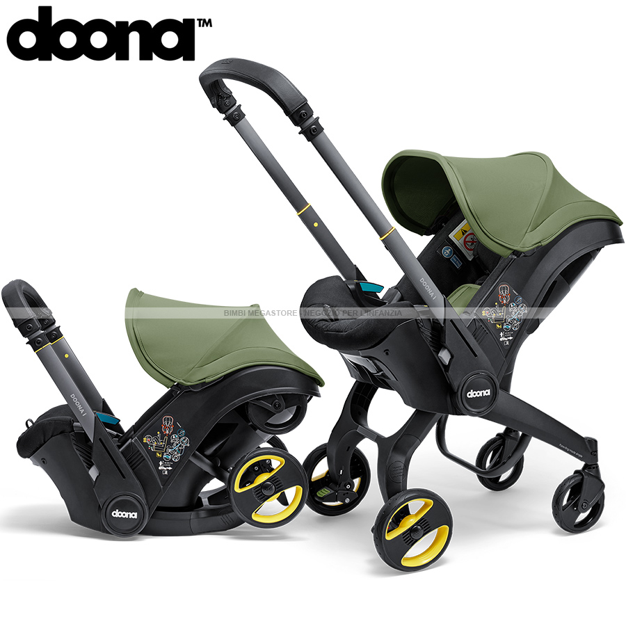 Doona - Doona I I-Size Seggiolino Auto E Passeggino - Bimbi Megastore