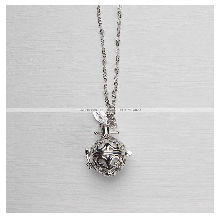 Mendozzi Chiama Angeli Collana Con Sfera Lavorata Bimbi Megastore Mendozzi Chiama Angeli Collana Con Sfera Lavorata Bimbi Megastore