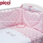 Picci - Amelie Piumetto Letto 3 Pz. Cuore