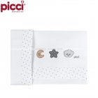 Picci - Smile Converse Lenzuolo Letto 3 Pz. Ricamato