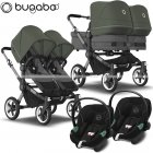 Bugaboo - Bugaboo Donkey 5 Trio Gemellare Con Aton S2