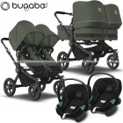Bugaboo - Bugaboo Donkey 5 Trio Gemellare Con Aton S2