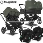Bugaboo - Bugaboo Donkey 5 Trio Gemellare Con Aton S2