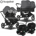 Bugaboo - Bugaboo Donkey 5 Trio Gemellare Con Aton S2
