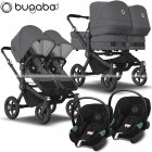 Bugaboo - Bugaboo Donkey 5 Trio Gemellare Con Aton S2