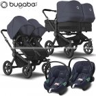 Bugaboo - Bugaboo Donkey 5 Trio Gemellare Con Aton S2