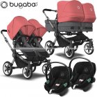 Bugaboo - Bugaboo Donkey 5 Trio Gemellare Con Aton S2
