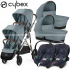 Cybex - Gazelle S Trio Gemellare Con Aton S2 Isize