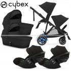 Cybex - E-Gazelle S Trio Gemellare Con Cloud G Isize