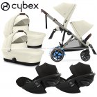 Cybex - E-Gazelle S Trio Gemellare Con Cloud G Isize