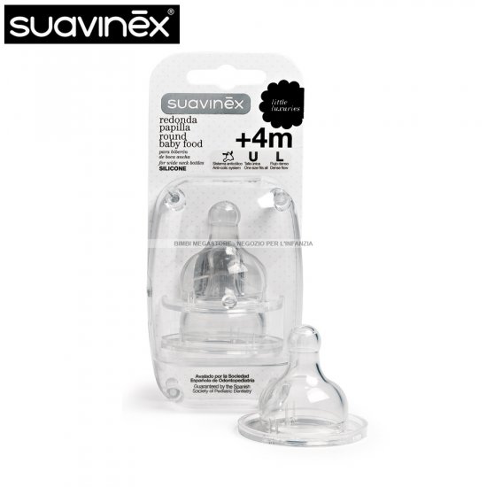 Suavinex - Tettarella Rotonda Flusso Pappa 