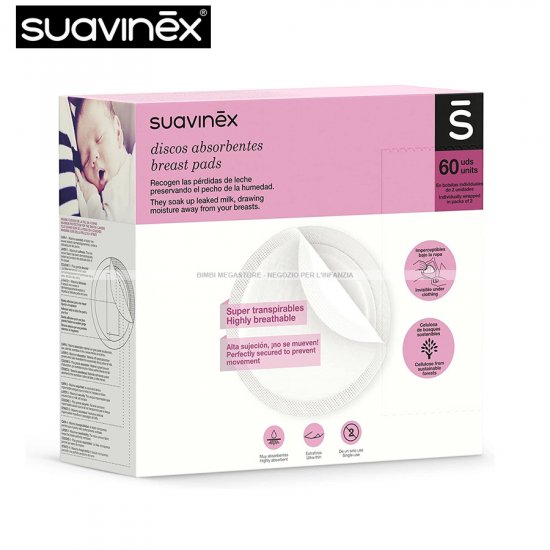 Suavinex - Coppette Assorbilatte 60Pz Suavinex