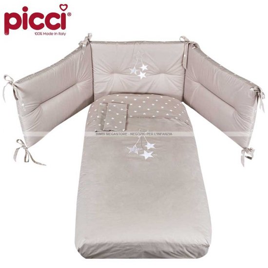 Picci - Stella Piumetto Letto 3 Pz. Ricamato