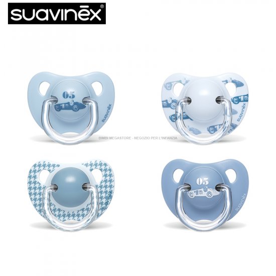 Suavinex - Rose Et Bleu Succhietto  6+M Silicone Anatomico