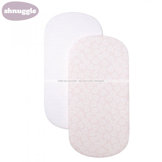 Shnuggle - Air Lenzuolo Sotto Lettino 2 Pz.