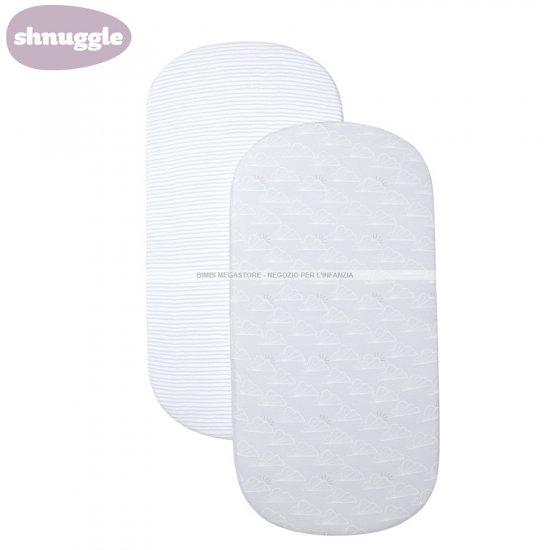 Shnuggle - Air Lenzuolo Sotto Lettino 2 Pz.