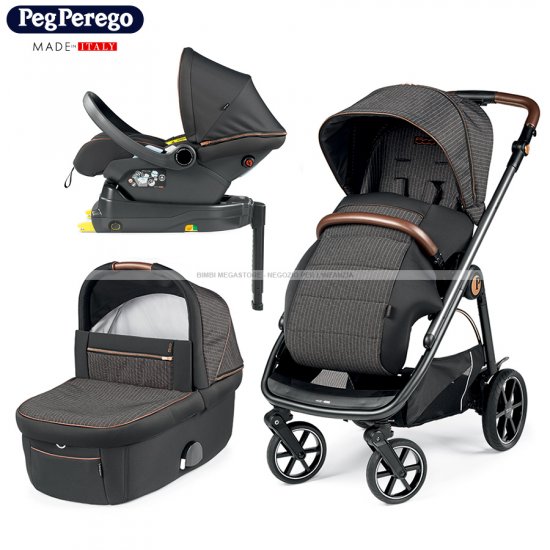 Peg Perego - Veloce Lounge Modular Trio Con Base Fiat 500