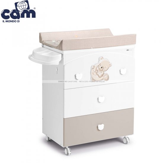 Cam - Orso Luna Bagnetto Cassettiera