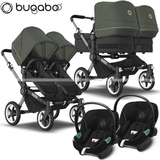 Bugaboo - Bugaboo Donkey 5 Trio Gemellare Con Aton S2