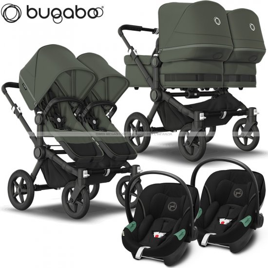 Bugaboo - Bugaboo Donkey 5 Trio Gemellare Con Aton S2