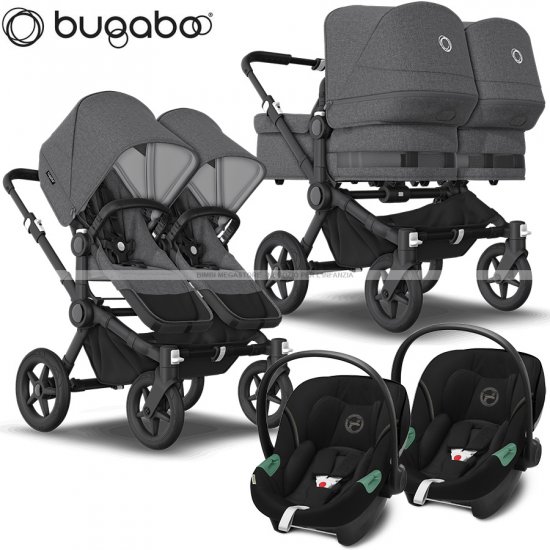 Bugaboo - Bugaboo Donkey 5 Trio Gemellare Con Aton S2