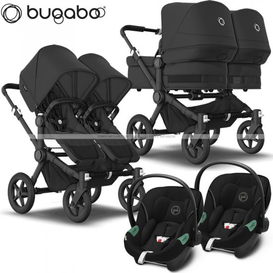 Bugaboo - Bugaboo Donkey 5 Trio Gemellare Con Aton S2