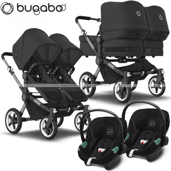 Bugaboo - Bugaboo Donkey 5 Trio Gemellare Con Aton S2