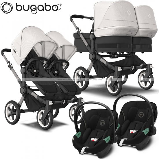 Bugaboo - Bugaboo Donkey 5 Trio Gemellare Con Aton S2