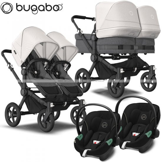 Bugaboo - Bugaboo Donkey 5 Trio Gemellare Con Aton S2
