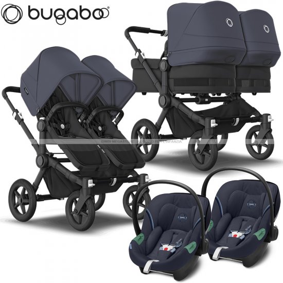 Bugaboo - Bugaboo Donkey 5 Trio Gemellare Con Aton S2