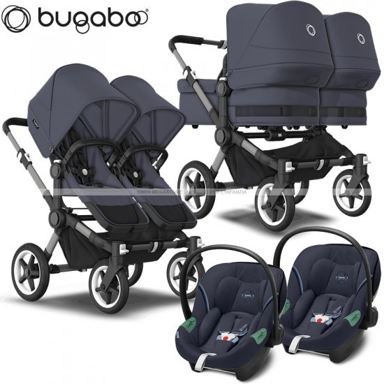 Bugaboo - Bugaboo Donkey 5 Trio Gemellare Con Aton S2