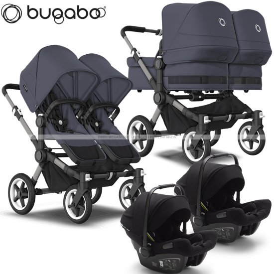 Bugaboo - Bugaboo Donkey 5 Trio Gemellare Con Turtle Air