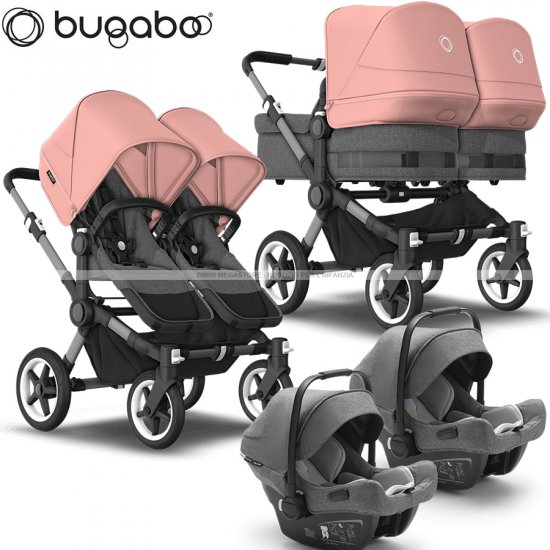 Bugaboo - Bugaboo Donkey 5 Trio Gemellare Con Turtle Air