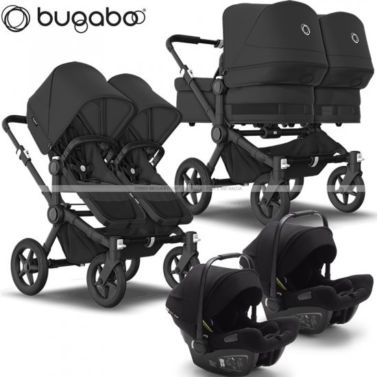 Bugaboo - Bugaboo Donkey 5 Trio Gemellare Con Turtle Air