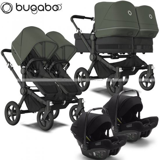 Bugaboo - Bugaboo Donkey 5 Trio Gemellare Con Turtle Air