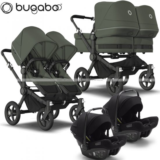 Bugaboo - Bugaboo Donkey 5 Trio Gemellare Con Turtle Air