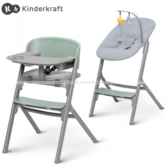 Kinderkraft - Livy E Calmee Seggiolone E Sdraietta