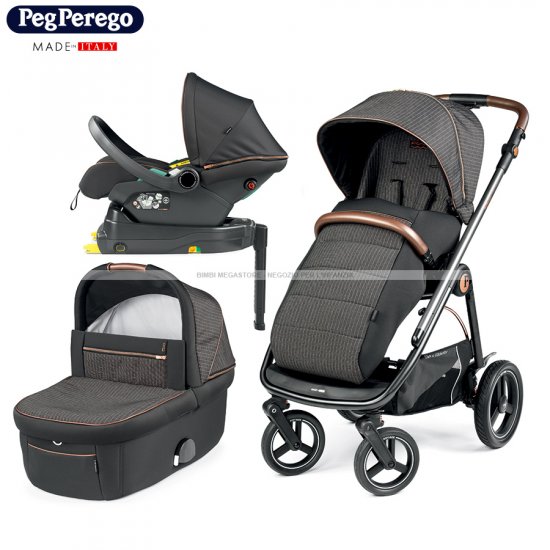 Peg Perego - Veloce Tc Lounge Modular Trio Con Base