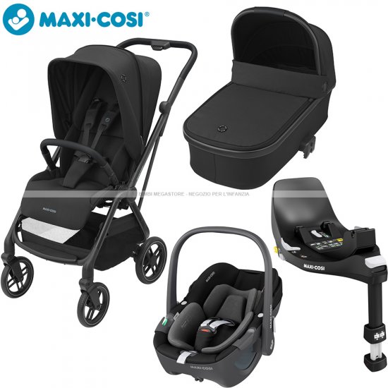 Maxi Cosi - Leona 2 Trio Oria Con Pebble 360 E Base 360
