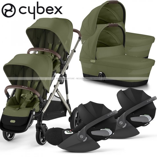 Cybex - Gazelle S Trio Gemellare Con Cloud T Isize