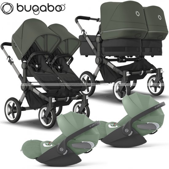 Bugaboo - Bugaboo Donkey 5 Trio Gemellare Con Cloud T