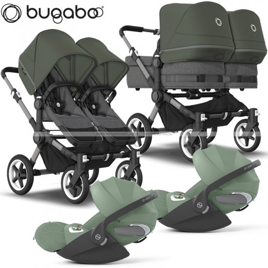 Bugaboo - Bugaboo Donkey 5 Trio Gemellare Con Cloud T