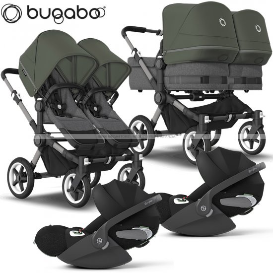 Bugaboo - Bugaboo Donkey 5 Trio Gemellare Con Cloud T