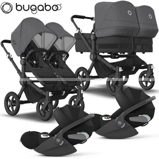 Bugaboo - Bugaboo Donkey 5 Trio Gemellare Con Cloud T