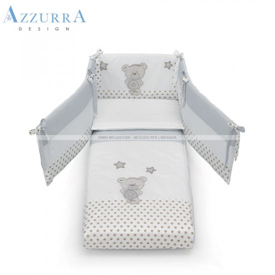 Azzurra Design - Contact Art Culla Set Tessile 3 Pz.