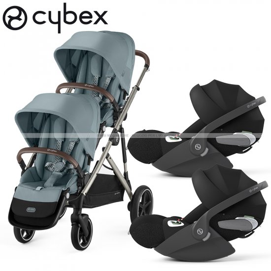 Cybex - Gazelle S Duo Gemellare Con Cloud T Isize